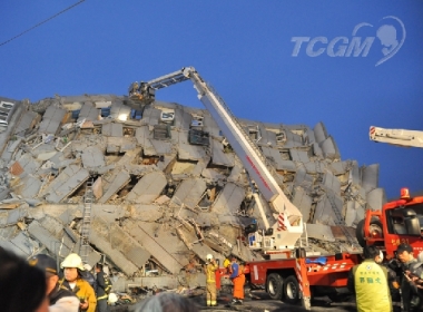 The most heavily damaged disaster area. No.27 Yungda Rd, Dawan District