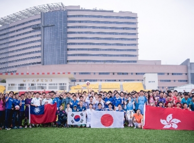 CGM전국평화축구경기, 대.일.한.홍 사개국 선수팀 한 자리에서 시합을 펼친다. 사진/ CGM축구연합 제공